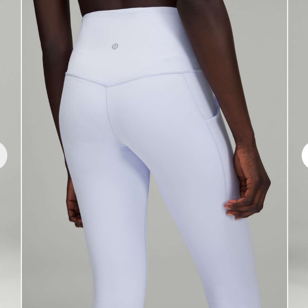 Lululemon Pocket Leggings | 8 pastel blue